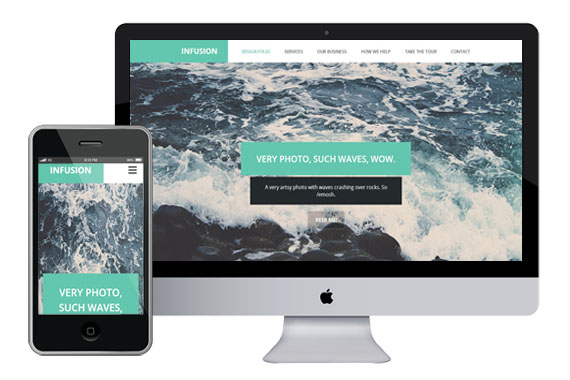 Infusion Responsive Html5