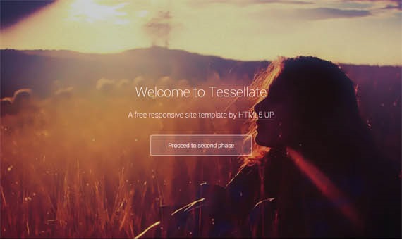 Tessellate Responsive Site Template Free