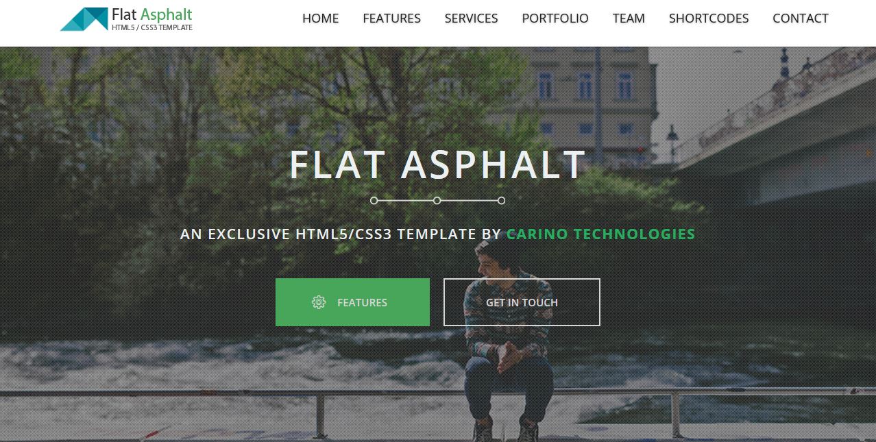 Flat Asphalt HTML 5 Template