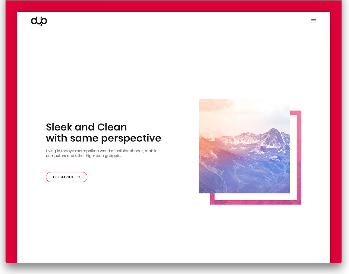 Dup free creative agency website template