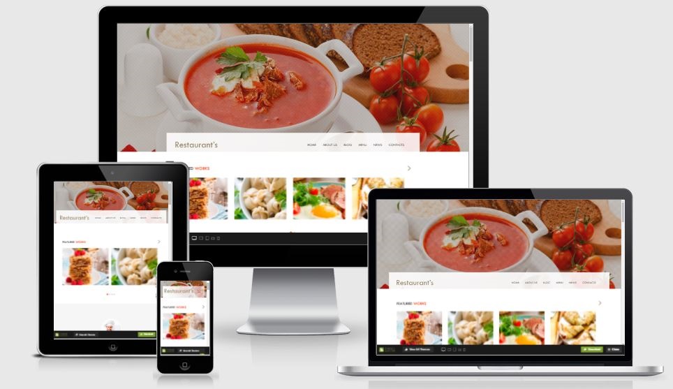 Spicy restaurants - A Bootstrap based free restaurant template
