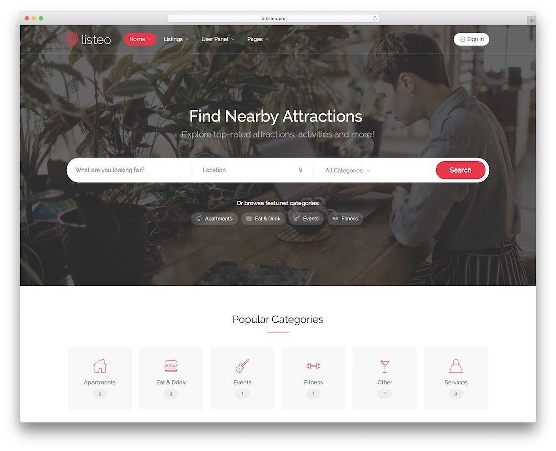 listeo wordpress auction theme