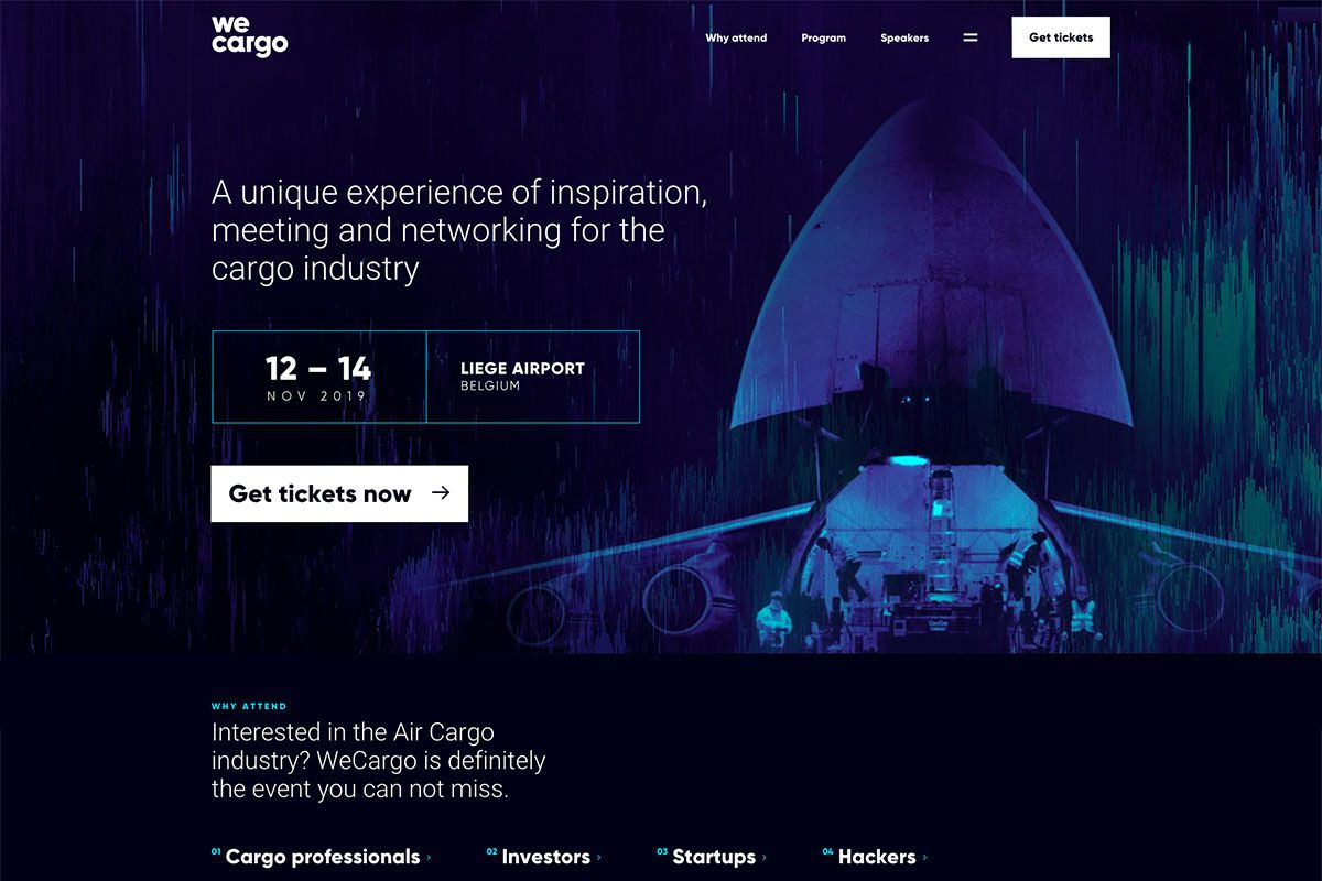 We Cargo website design