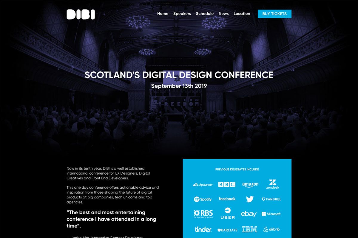 Dibi Conference design