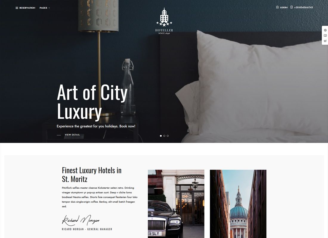 Hoteller | Hotel Booking WordPress