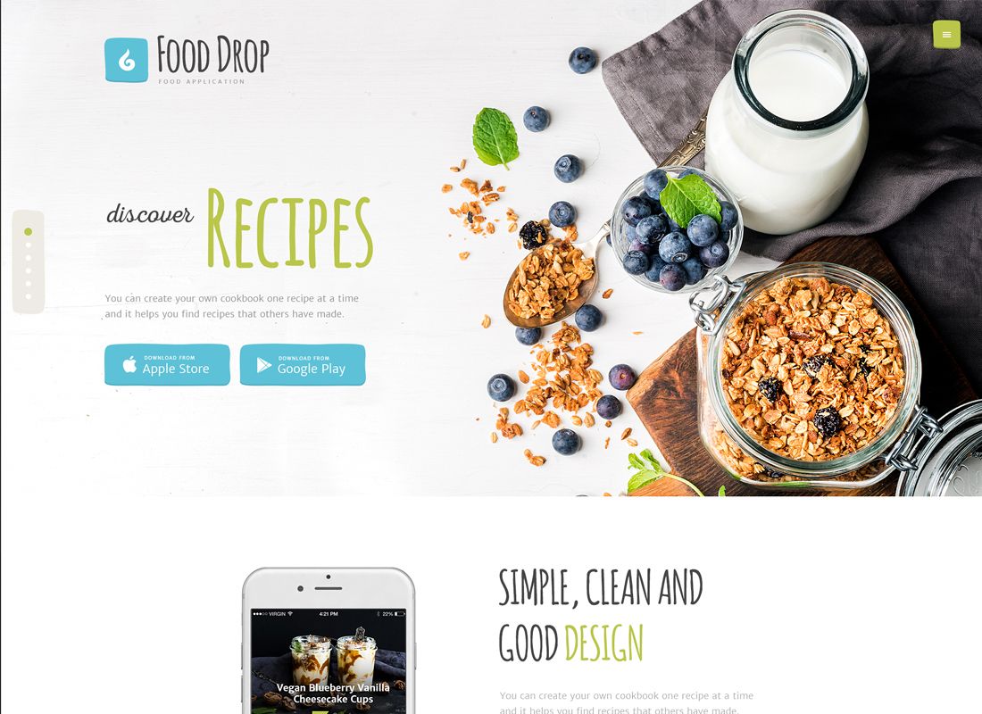 Food Drop - Food Ordering & Delivery Mobile App WordPress Theme