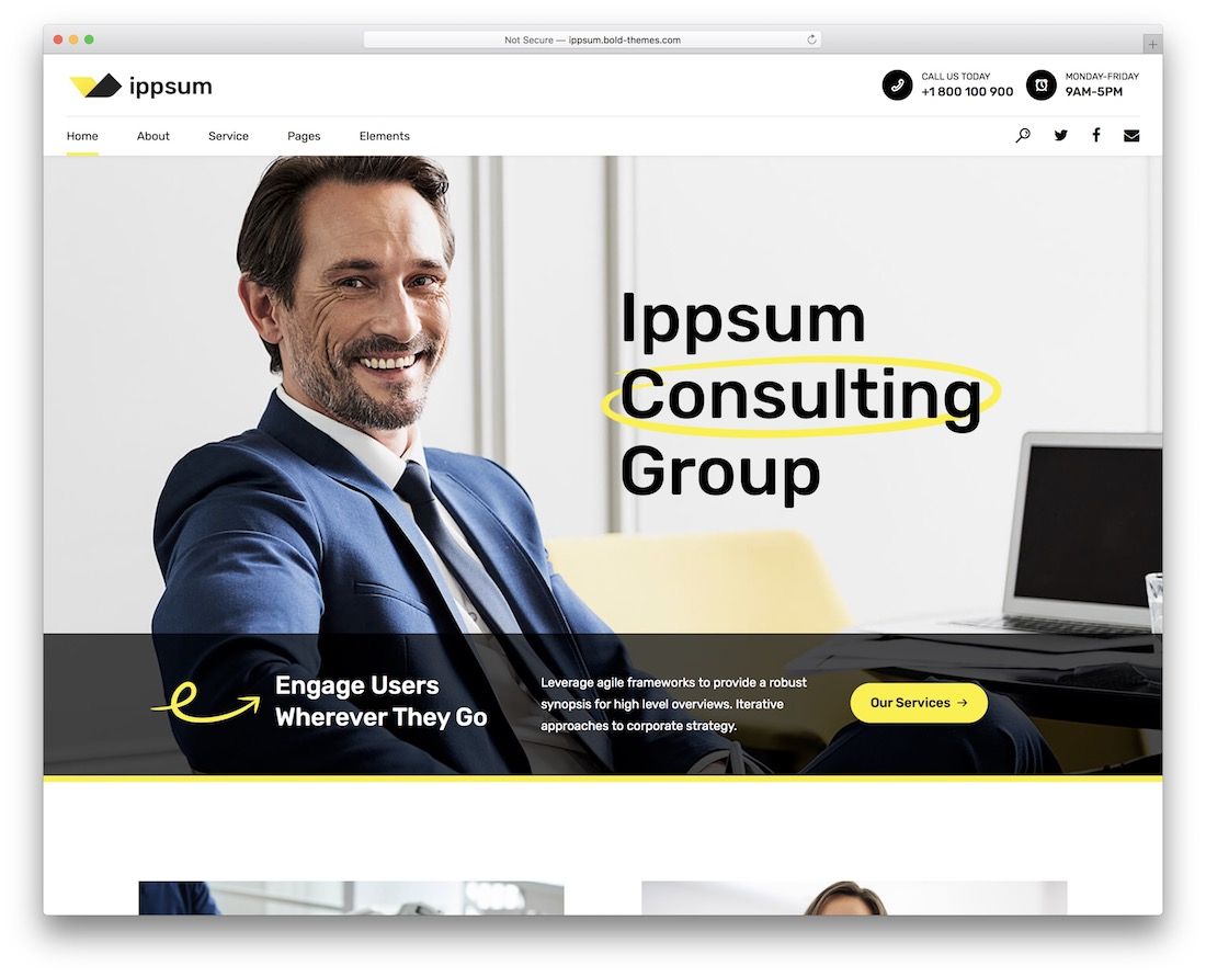 ippsum consulting wordpress theme