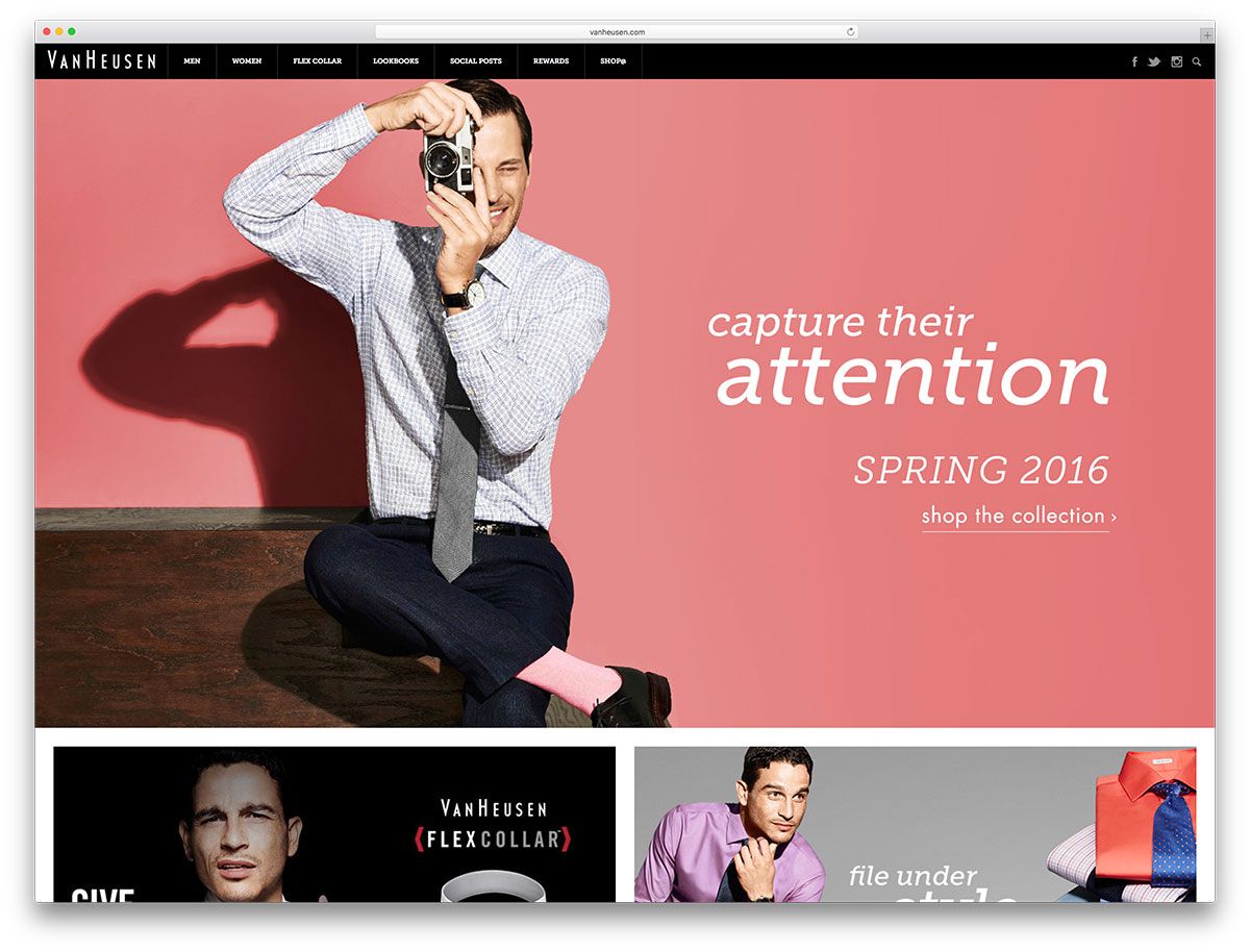 vanheusen-fashion-website-based-on-wordpress