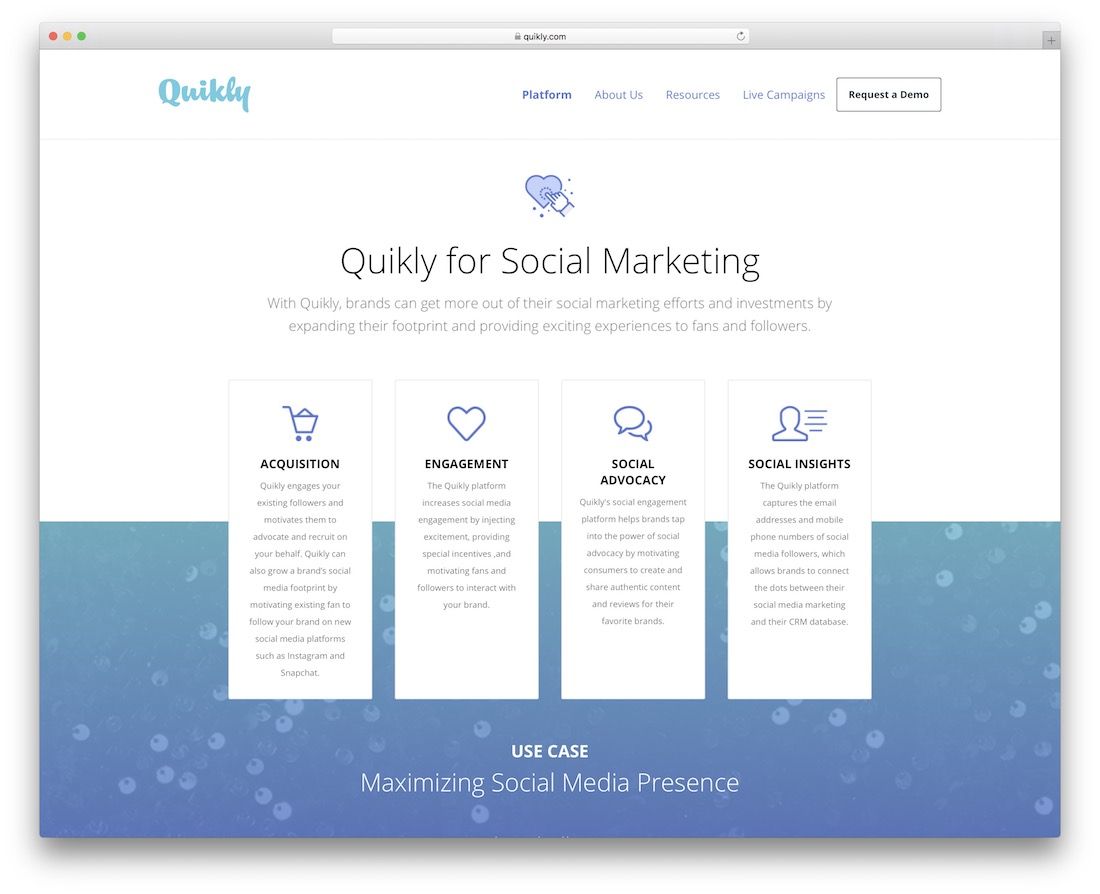 quikly social engagement platform