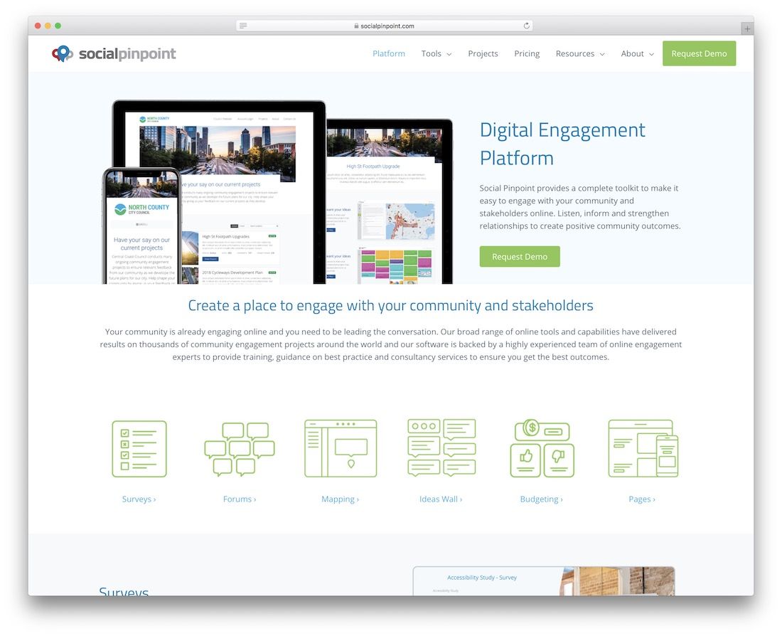 social pinpoint social engagement platform