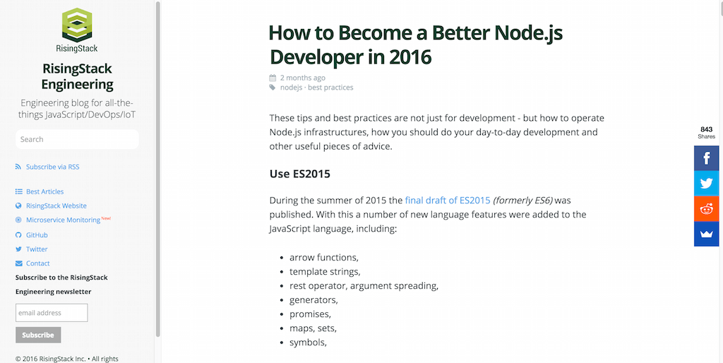 How to Become a Better Node.js Developer in 2016