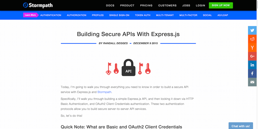 Building Secure APIs With Express