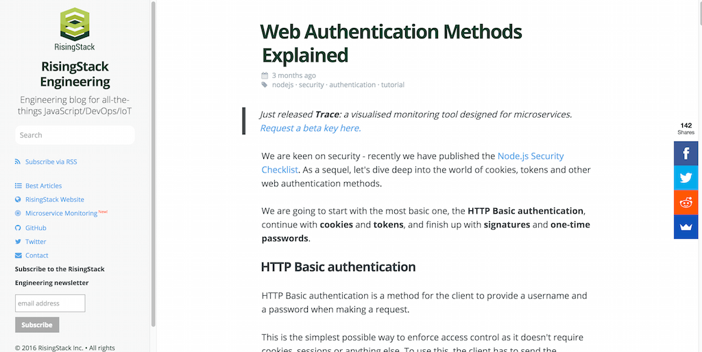 Web Authentication Methods Explained