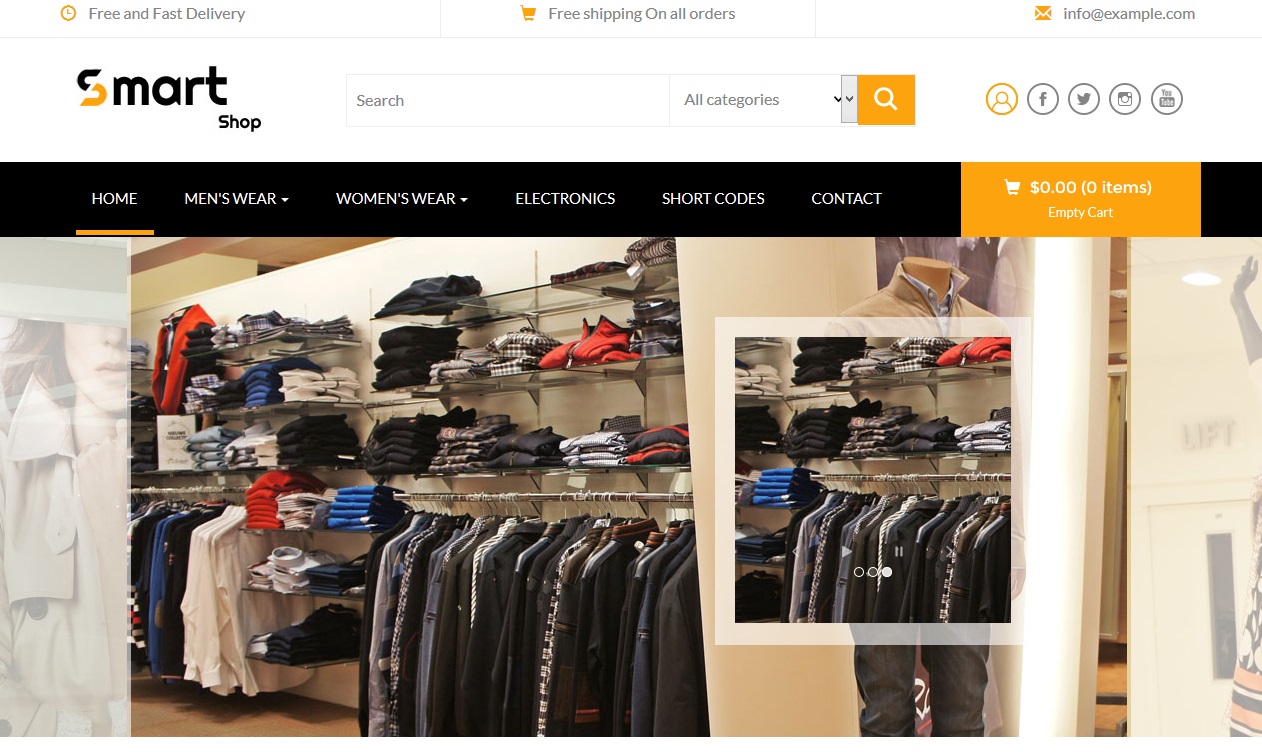 Smart Shop for web e-commerce
