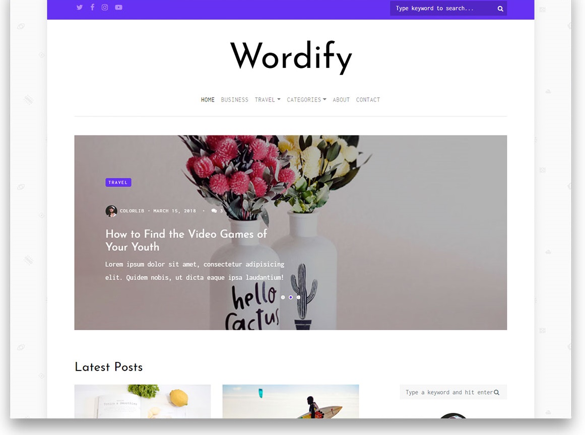 Wordify free template