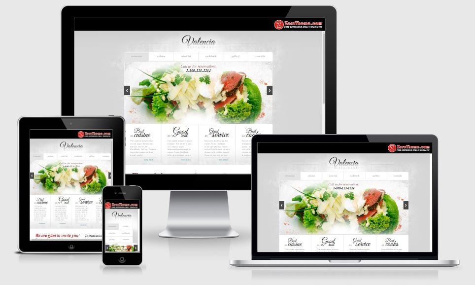 Valencia - A Bootstrap based free restaurant template