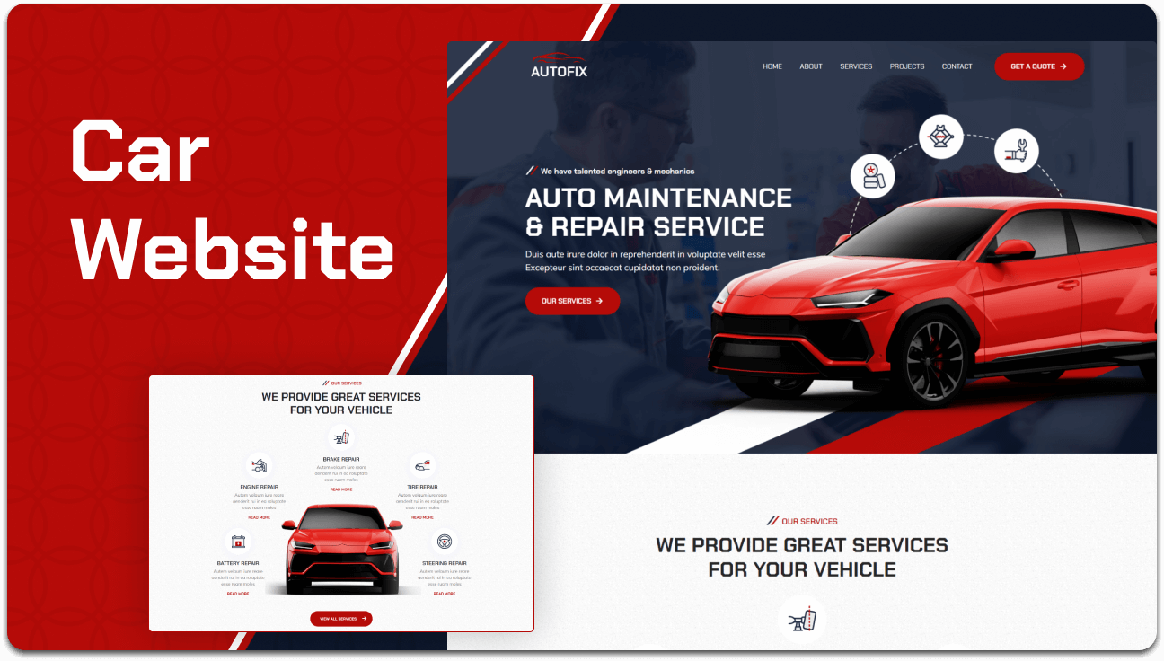 Autofix – Responsive Car Service Website Template (HTML, CSS, JS)