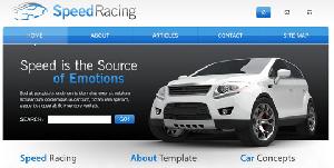 Speed Racing Website Template