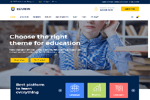 Edubin - Education Website HTML Template Free Download