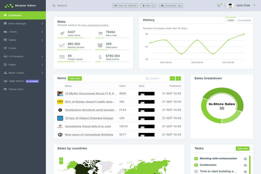 Admin Templates